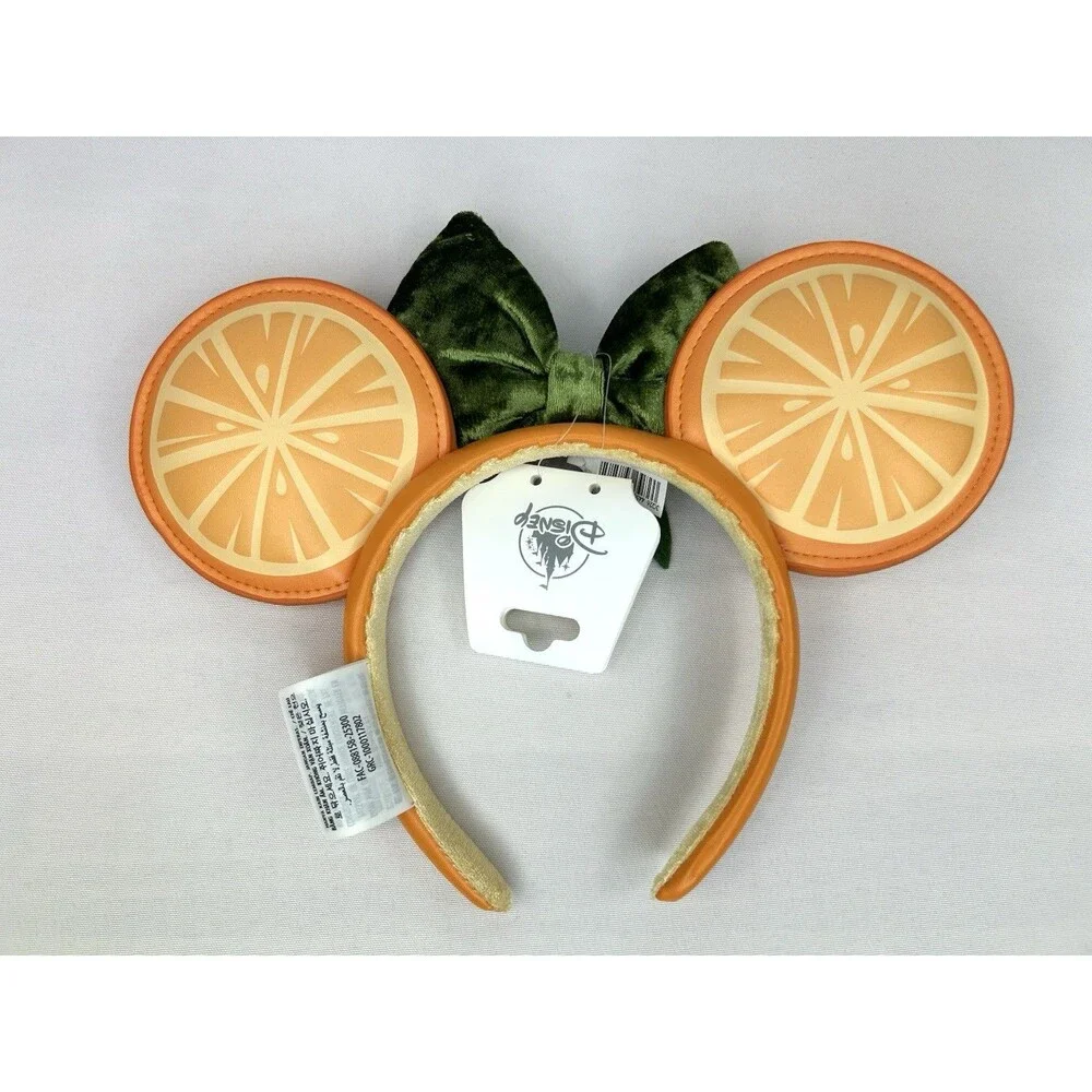 Disney Minnie Mouse Icon Florida Oranges Ears Headband
